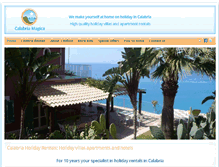 Tablet Screenshot of calabria-holiday-rentals.com
